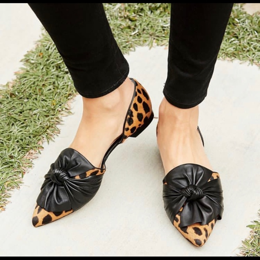 Vince Camuto Leopard Print Flats